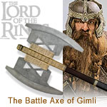Lord of the Rings UC1397ABNB Battle Axe of Gimli by United Cutlery