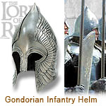 UC1414 Lord of the Rings Gondorian Infantry Helm Limited Edition by United Cutlery