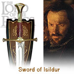 Lord of the Rings Sword of Isildur and wall display UC2598 from United Cutlery