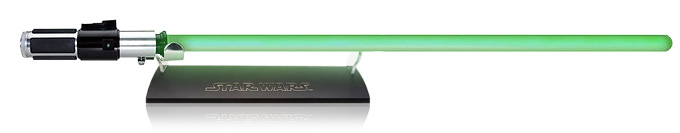 Officially Licensed Yoda Force FX Star Wars light Saber SW217 by MASTER REPLICAS
