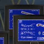Officially Licensed Star Wars Sith Lightsaber Blueprint Collection Limited Editions by MASTER REPLICAS