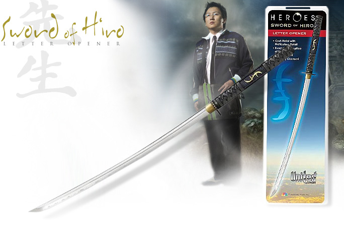 NobleWares Image of Heros the sword of Hiro Letter Opener UC2602C by United Cutlery