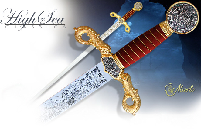 NobleWares Image of Gold 546 Columbus Sword by MARTO of Spain