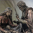 Cold Cast Bronze Statue of the Nativity 7546 by Pacific Trading Co