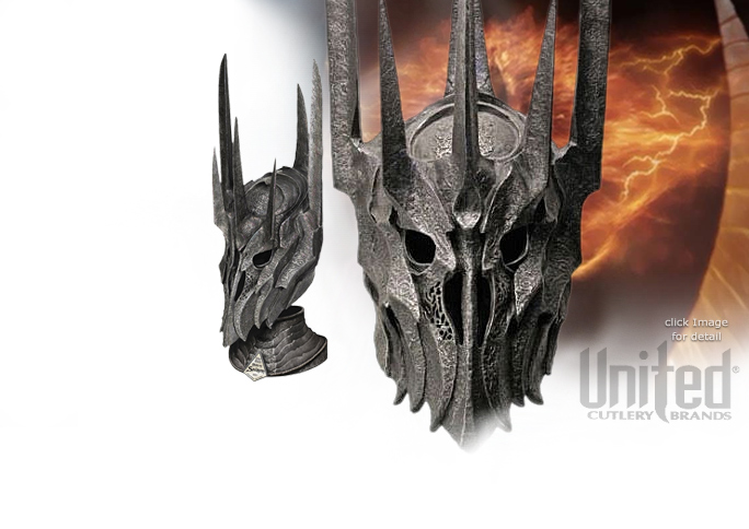 NobleWares Image of Officially Licensed Lord of the Rings Helm of Sauron UC2941 by United Cutlery