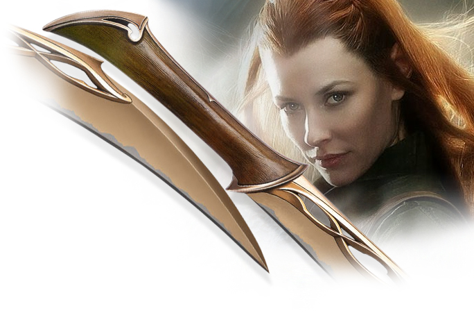 NobleWares Image of UC3044 Fighting Knives of Tauriel prop replica from The Hobbit licensed product by United Cutlery