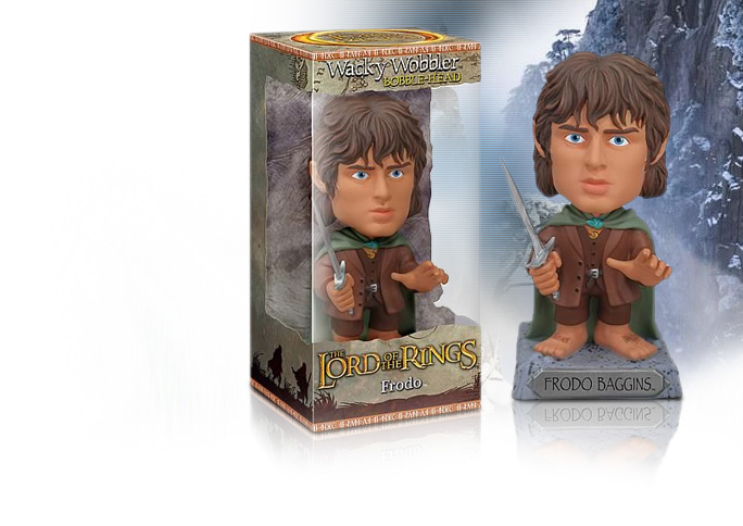 NobleWares image of Lord of the Rings FU2060 Frodo Baggins with Sting Bobble Head by Funko