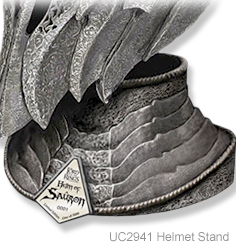 Helmet Stand for Officially Licensed Lord of the Rings Helm of Sauron UC2941 by United Cutlery