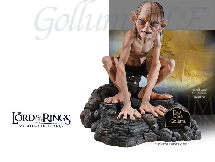 NobleWares Image of Lord of the Rings Life Size Gollum Statue 909885 by Rubies