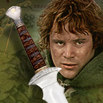 Lord of the Rings Sword of Sam with wall display UC2614 by United Cutlery