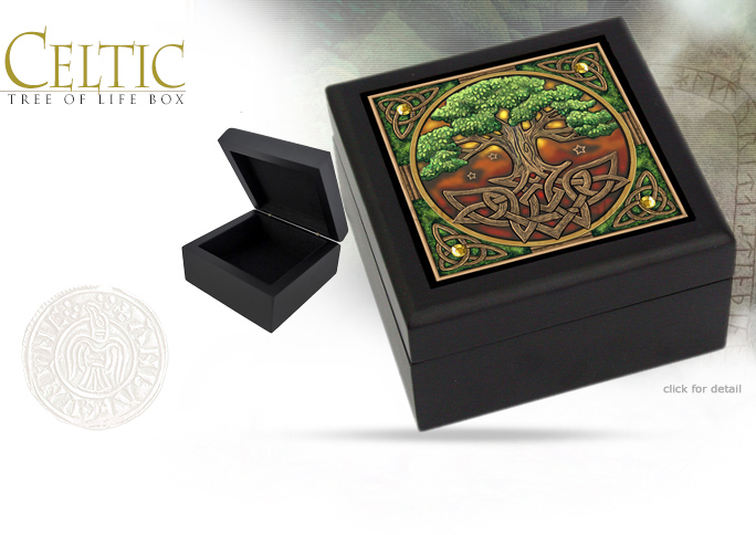 NobleWares Image of Celtic Tree Of Life Box 9810 by Pacific Giftware