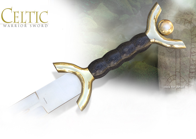 Image of Celtic Warrior Sword BK225 & Scabbard made in Pakistan