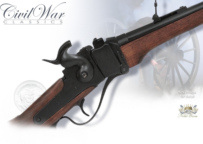 NobleWares Image of Denix 1142 Non-firing replica of 1859 Sharps Carbine Percussion Rifle