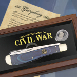 Civil War 150th Anniversary Jumbo Trapper Knife RR1227 Set by Rough Rider
