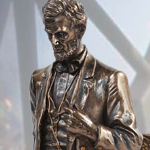 Miniature Standing Lincoln Bronze Resin Statue Replica 9916 by Pacific Giftware