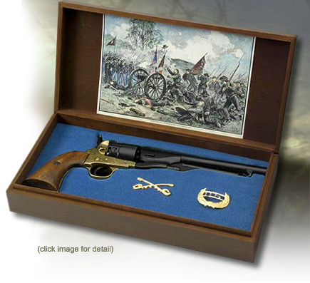 Civil War Gettysburg Deluxe replica M1860 Army percussion pistol manufactured by Denix