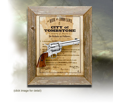 Historic Boxed Pistol Sets - Wanted Tombstone