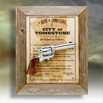 view info on Tombstone Pistol Framed set