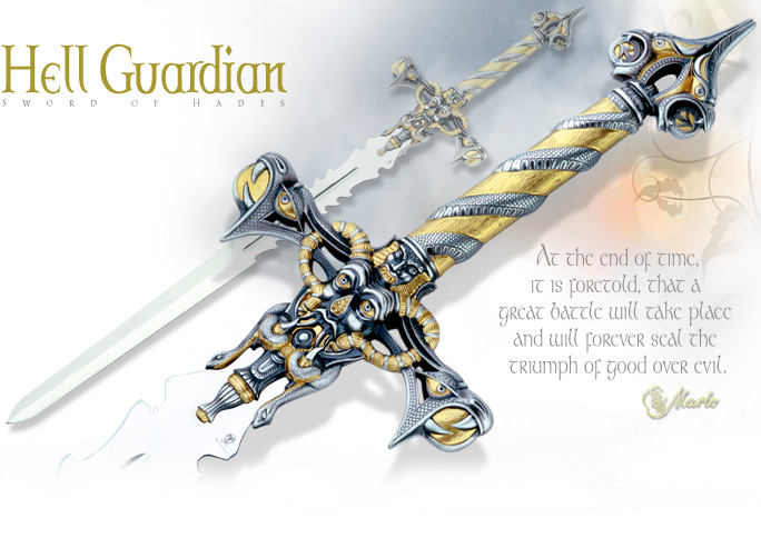 NobleWares Image of Hell Guardian Sword of Hades model 602 by Marto of Spain