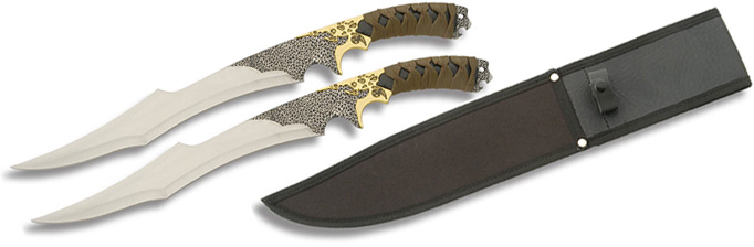 Jungle Suede Flyers two piece knife set BK1799