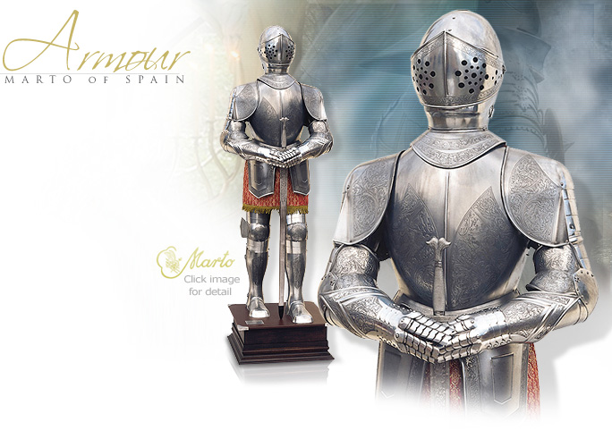 NobleWares Image of 901 Suit of Armour by Marto Martespa of Toledo Spain