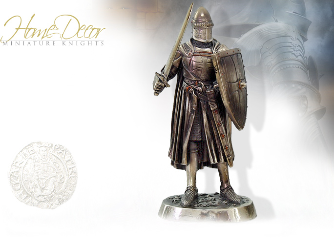 NobleWares Image of Cast Bronzed Resin Medieval Knight Statue 9038 by Pacific Trading