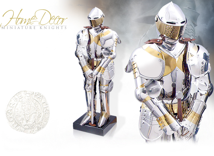 NobleWares Image of Knight in 2-Tone Armour MH1022 1/3 Scale Suit of Armour by Hanwei
