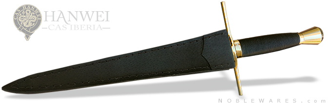 full view image of the Functional Templar Dagger SH2364 in scabbard by Cas Hanwei