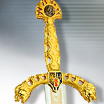 Roldan Durandal Sword 564 Gold Edition by Marto of Toledo Spain
