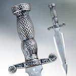 Decorative Silver Celtic Dagger 730 by Marto of Toledo Spain
