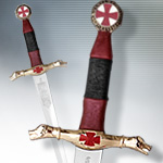 Decorative Knights Templar Dagger SG589 by Art Gladius