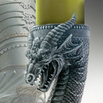 Majestic Dragon Candle Holder 7645 by YTC Summit Collection
