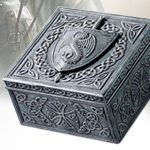 Simulated Stone Dragon Shield Box 6409 by YTC Summit