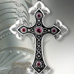 Fleury Cross Pendant 2781 by Design Doranne and YTC Summit Collection
