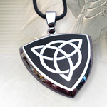 Trinity Shield Pendant 2739 by Design Doranne Jewelry and YTC Summit Collection