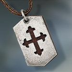 Medieval Cross Medallion Necklace NK1442 by Cruz Accessories