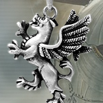 Medieval Winged Griffin Pendant 2712 by Design Doranne and YTC Summit Collection