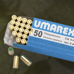 Blank Ammunition for Semi-Automatic Blank Pistols, 9mm PAK, Box of 50
