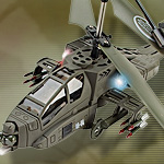 3-Channel RC Apache Helicopter BK1707