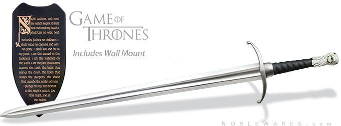 NobleWares full view image ofOfficially Licensed Game of Thrones Longclaw Sword of Jon Snow VS0106 by Valyrian Steel