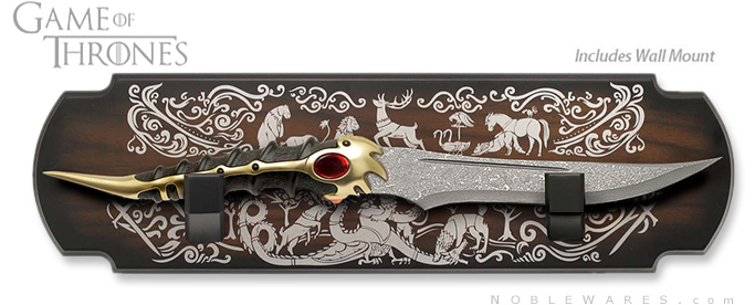 NobleWares full view image of Officially Licensed Game of Thrones Catspaw Blade Limited Edition VS0102 by Valyrian Steel