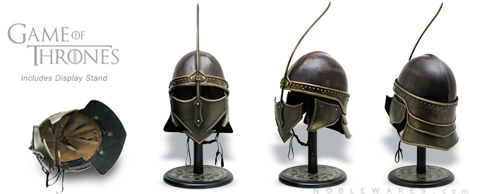 NobleWares full view image of Officially Licensed Game of Thrones Unsullied Helmet VS0110 by Valyrian Steel
