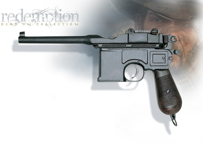 NobleWares Image of C96 Broom Handle Mauser Pistol Denix Model 1024  - Redemption Dead On Collection