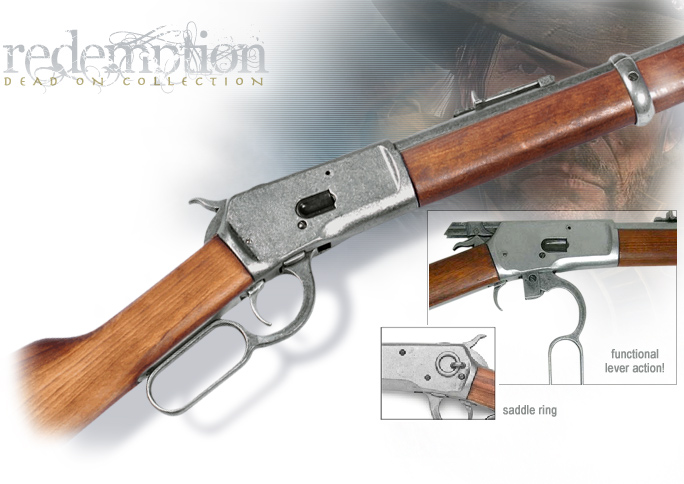 NobleWares Image of Non-firing Winchester Repeater Rifle 1068G by Denix - Redemption Dead On Collection