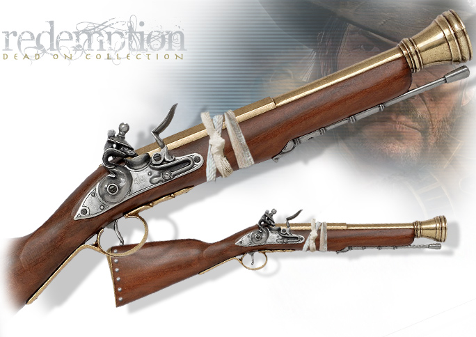 NobleWares Imageof Non-firing Blunderbuss Short Rifle replica 1094L by Denix from our Redemption Dead On Collection