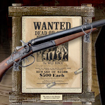 Game Holder with Non-firing Sawn Off Shotgun replica 1114 by Denix from our Redemption Dead On Collection