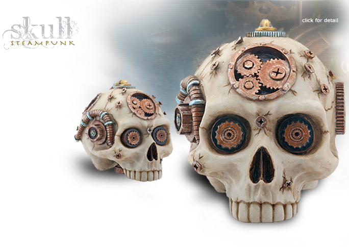 NobleWares Image of Steampunk Techo Skull 7850 by YTC Summit