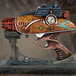 Colonel Fizziwigs ZAPPER Steampunk Blaster with stand 10016 by Pacific Trading