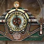 Colonel J. Fizziwigs Steampunk Table Clock 8509 by Pacific Trading