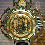 Colonel J. Fizziwigs Steampunk Wall Clock 8510 by Pacific Trading